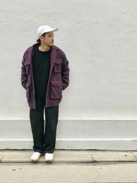 「ツイードジャケット」｜「アイテム（その他アウター）」を使った、lally joeさん（メンズ・171cm）の秋コーディネート