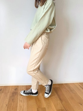 「シャーベットカラー」｜Rieさん（レディース・160cm）の夏コーディネート