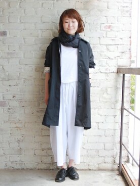 「JOURNAL STANDARD LUXE（ジャーナルスタンダード　ラックス）のアイテム（その他アウター）」を使った、Y.Yさん（レディース・159cm）の春コーディネート
