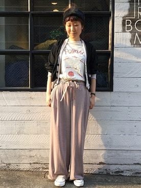 「JOURNAL STANDARD LUXE（ジャーナルスタンダード　ラックス）のアイテム（パンツ）」を使った、Y.Yさん（レディース・159cm）の秋コーディネート