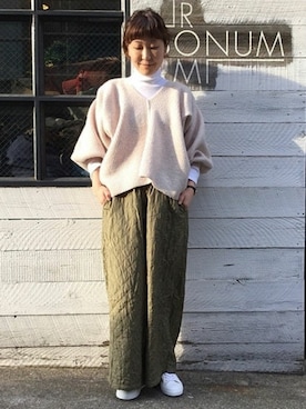 「JOURNAL STANDARD LUXE（ジャーナルスタンダード　ラックス）のアイテム」を使った、Y.Yさん（レディース・159cm）の秋コーディネート