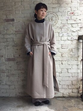 「JOURNAL STANDARD LUXE（ジャーナルスタンダード　ラックス）のアイテム（その他アウター）」を使った、Y.Yさん（レディース・159cm）の秋コーディネート