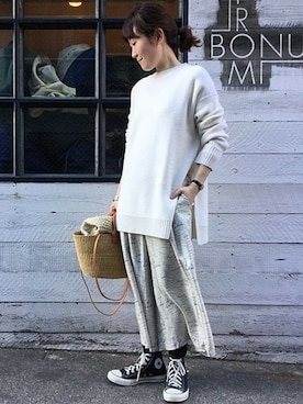 「JOURNAL STANDARD LUXE（ジャーナルスタンダード　ラックス）のアイテム」を使った、Y.Yさん（レディース・159cm）の冬コーディネート