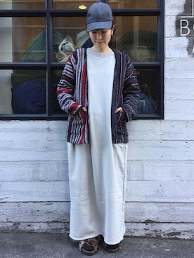「JOURNAL STANDARD LUXE（ジャーナルスタンダード　ラックス）のアイテム（ワンピース/ドレス）」を使った、Y.Yさん（レディース・159cm）の冬コーディネート
