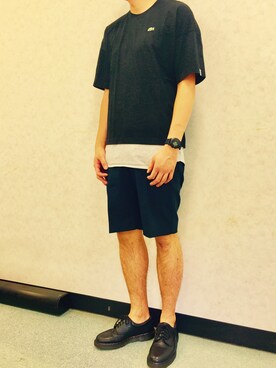 「今日も暑い」｜kakunopoliceさん（メンズ・182cm）の夏コーディネート