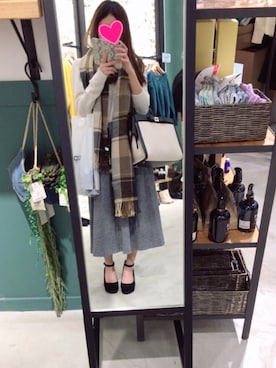 「kate spade new york kids（ケイトスペードニューヨーク）のアイテム（バッグ）」を使った、あいあいさん（レディース・153cm）の冬コーディネート