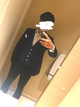 「アイテム（フォーマルスーツ/小物）」を使った、ひろさん（メンズ・180cm・20代）の冬コーディネート