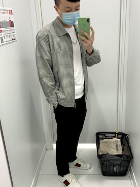 「YSL（ワイエスエル）のアイテム（その他アウター）」を使った、Mingyeahさん（メンズ・167cm）の秋コーディネート