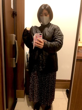 「UNIVERSAL OVERALL（ユニバーサルオーバーオール）のアイテム（その他アウター）」を使った、tamami04さん（レディース・154cm）の秋コーディネート