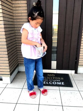 「アイテム（キャミソール）」を使った、neneさん（キッズ・120cm）の春コーディネート