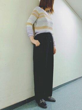 「ground green store（グラウンドグリーンストア）のアイテム」を使った、mikiさん（レディース・162cm）の春コーディネート