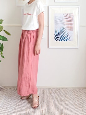 「margot（マルゴ）のアイテム（パンツ）」を使った、parishsstoreさん（レディース・158cm）の夏コーディネート