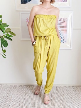 「アイテム（つなぎ/オールインワン、その他）」を使った、parishsstoreさん（レディース・158cm）の夏コーディネート