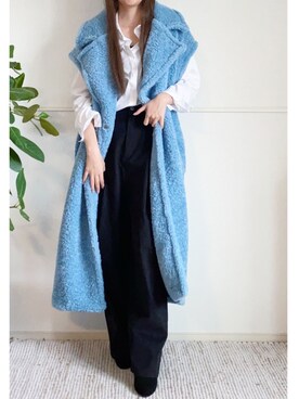 「margot（マルゴ）のアイテム（パンツ）」を使った、parishsstoreさん（レディース・158cm）の秋コーディネート
