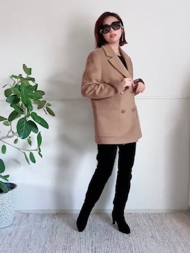 「BELAIR」｜parishsstoreさん（レディース・158cm）の冬コーディネート