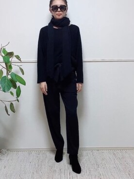 「margot（マルゴ）のアイテム」を使った、parishsstoreさん（レディース・158cm）の冬コーディネート