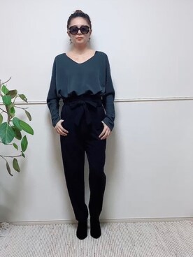 「margot（マルゴ）のアイテム」を使った、parishsstoreさん（レディース・158cm）の冬コーディネート