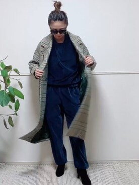 「margot（マルゴ）のアイテム」を使った、parishsstoreさん（レディース・158cm）の冬コーディネート