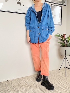 「margot（マルゴ）のアイテム」を使った、parishsstoreさん（レディース・158cm）の春コーディネート