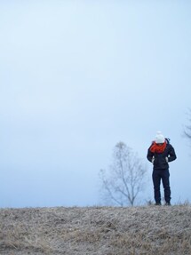 no brand | オレンジストール(マフラー)