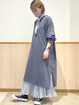 「AMERICAN HOLIC（アメリカンホリック）のアイテム」を使った、chinaさん（レディース・159cm）の春コーディネート
