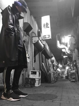「HELLY HANSEN（ヘリーハンセン）のアイテム（その他アウター）」を使った、くりたれんさん（メンズ・175cm）の秋コーディネート