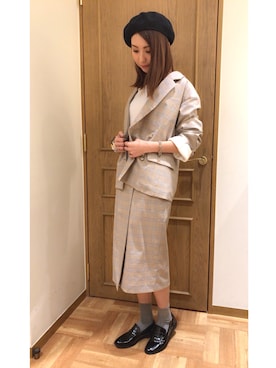 「Te chichi TERRASSE（テチチテラス）のアイテム（テーラードジャケット）」を使った、RIMIさん（レディース・164cm）の春コーディネート