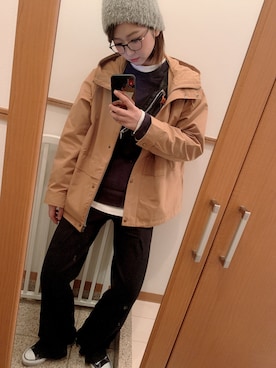 気分屋ほっぺたまんさん（レディース・166cm）の冬コーディネート