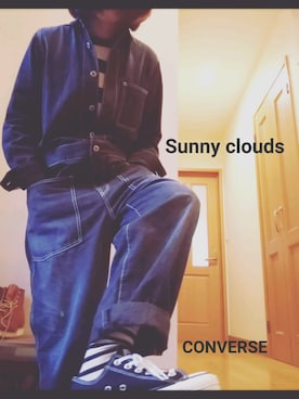 「sunny clouds」｜ちぃさん（レディース・161cm）の冬コーディネート