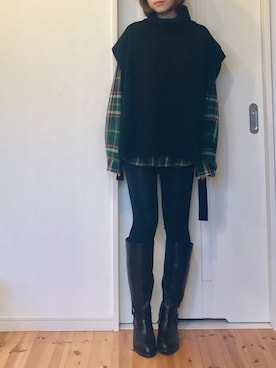 yahagiさん（レディース・160cm）の冬コーディネート