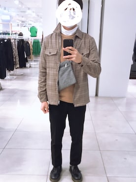 「H&M（エイチ・アンド・エム）のアイテム（ブルゾン）」を使った、けいさん（メンズ・161cm）の冬コーディネート