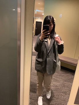 「MARANT ETOILE（マランエトワール）のアイテム（ジャケット/アウター）」を使った、ツーさん（レディース・168cm）の春コーディネート