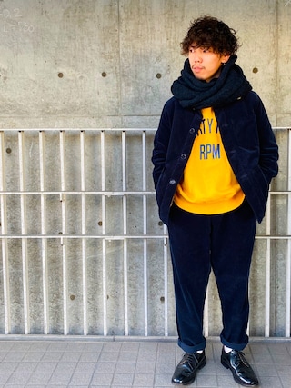 45R（フォーティファイブアール）の「コーデュロイ×ボアの908