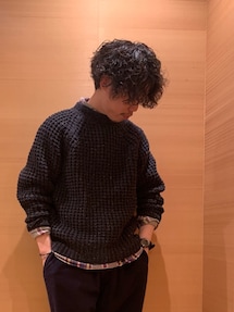 45R（フォーティファイブアール）の「ワッフルウール紡のビッグ