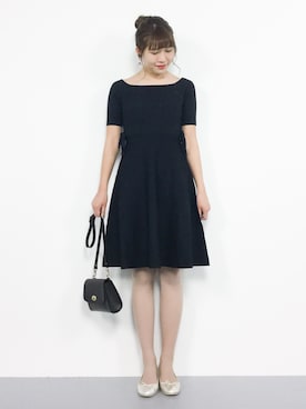 「ひざ丈スカート」｜「アイテム（ワンピース/ドレス）」を使った、やまちゃんさん（レディース・167cm）の春コーディネート