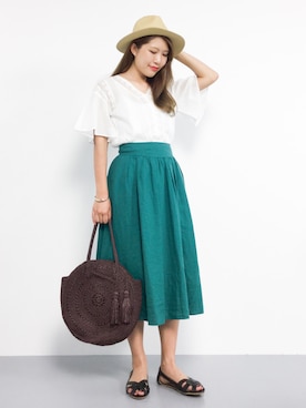 やまちゃんさん（レディース・167cm）の夏コーディネート