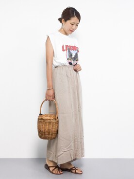 やまちゃんさん（レディース・167cm）の夏コーディネート