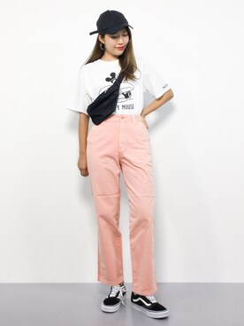 「ミッキー」｜やまちゃんさん（レディース・167cm）の夏コーディネート