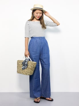 やまちゃんさん（レディース・167cm）の夏コーディネート