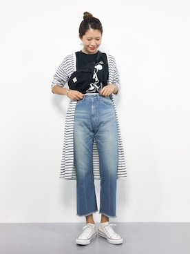 「ミッキー」｜やまちゃんさん（レディース・167cm）の夏コーディネート