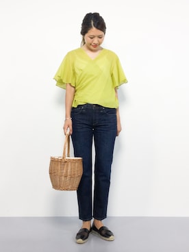 「Ctrl freak （コントロール フリーク）のアイテム」を使った、やまちゃんさん（レディース・167cm）の夏コーディネート