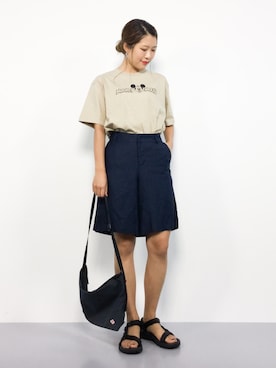 「ミッキー」｜やまちゃんさん（レディース・167cm）の夏コーディネート