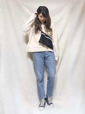 「soe（ソーイ）のアイテム」を使った、やまちゃんさん（レディース・167cm）の冬コーディネート