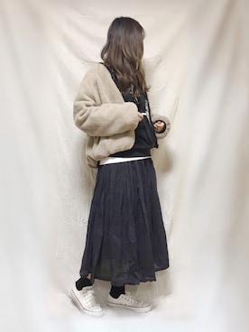 「soe（ソーイ）のアイテム」を使った、やまちゃんさん（レディース・167cm）の冬コーディネート