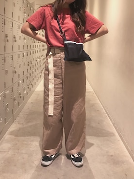 「soe（ソーイ）のアイテム」を使った、やまちゃんさん（レディース・167cm）の春コーディネート