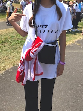 「soe（ソーイ）のアイテム」を使った、やまちゃんさん（レディース・167cm）の夏コーディネート