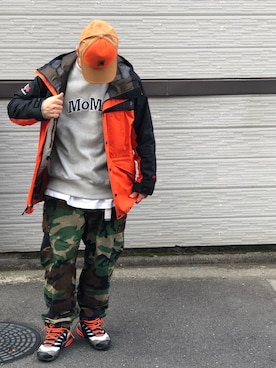 「ラルフローレン」｜「アイテム（ナイロンジャケット）」を使った、Isseiさん（メンズ・172cm）の冬コーディネート