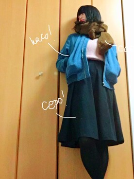 aさん（レディース・163cm）の冬コーディネート