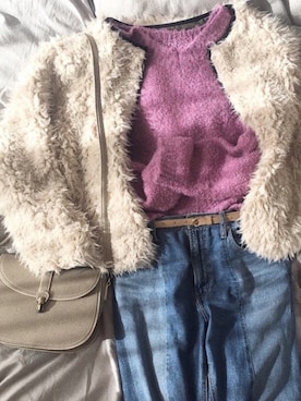 pomさん（レディース・159cm）の冬コーディネート