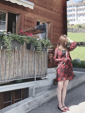 「CHARLES & KEITH（チャールズ & キース）のアイテム（アクセサリー）」を使った、cgzTseshさん（レディース・162cm）の秋コーディネート